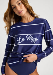 La Mer Navy Relaxed Rashguard