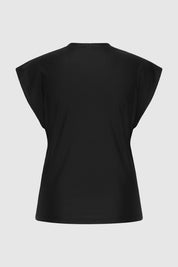 Relaxed Sleeveless Rashguard - Black