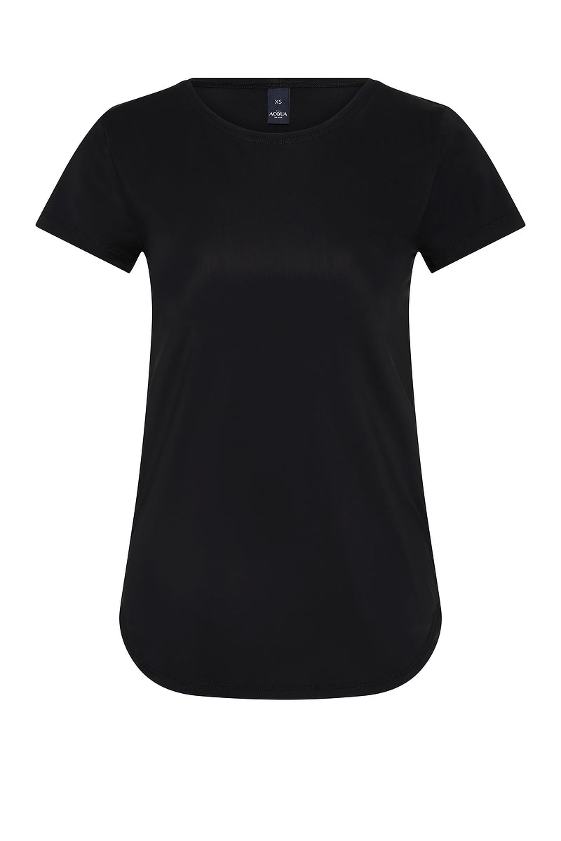 black-swim-tee-rashguard-flat-lay-product-upf50